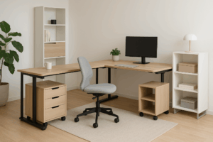 Bureau modulaire design et flexible pour optimiser l’espace de travail