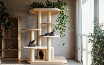 Arbre à chat cocooning : style casanier, espace végétal, découvrez les modèles les plus faciles à entretenir